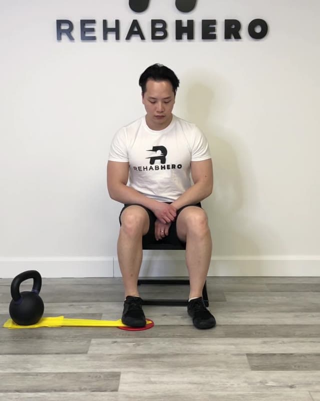 Internal Rotation Foot Slider - Tibialis Anterior Strengthening Exercise | Tendinitis & Tendinopathy