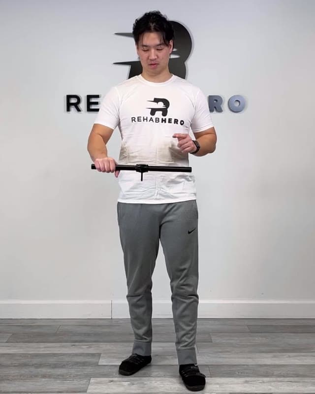 Straight Bar PNF Wrist Pronation