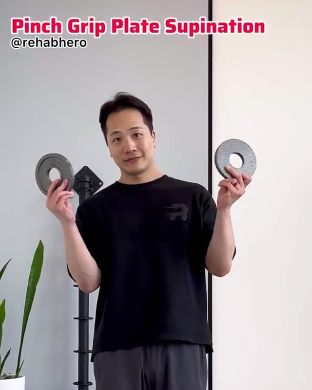 Pinch Grip Plate Supination