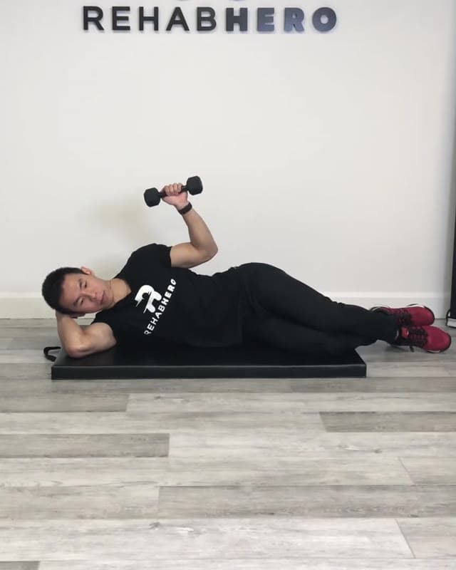 Side Lying Uppercuts - Teres Minor and Infraspinatus Rotator Cuff Exercise