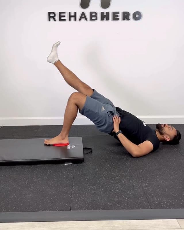 Eccentric Unilateral Hamstring Slider