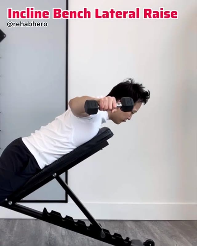 Incline Bench Lateral Raise