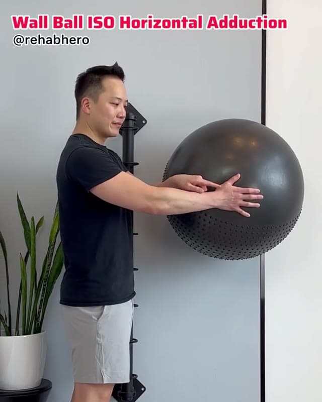 Wall Ball Isometric Horizontal Adduction