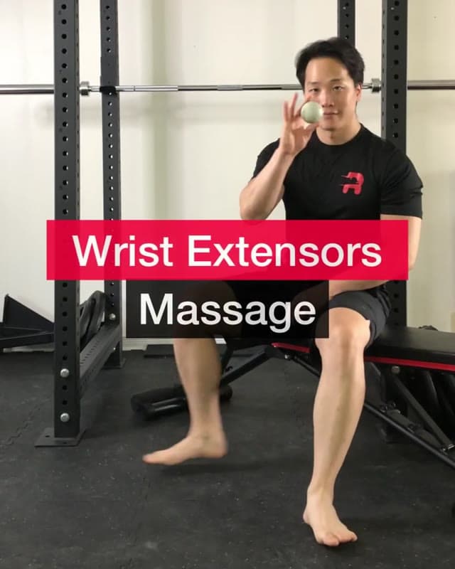 腕伸肌按摩
