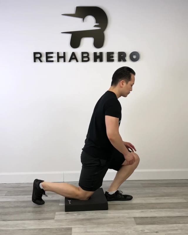 Knees Over Toes Split Squat - Quadriceps and Quad/Patellar Tendon Strengthening