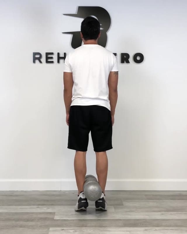 胫骨后肌提踵