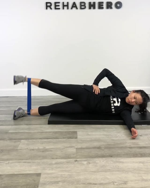 Banded Side Kicks - Hip Abduction Exercise to Target the Glutes