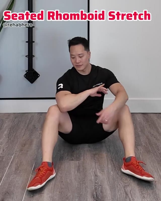 Seated Rhomboid Stretch