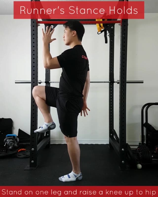 跑者姿势静力保持