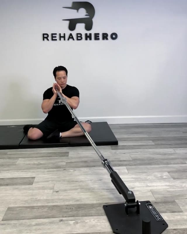 Landmine Shin Box Thrust - Hip Mobility and Glutes Exercise Workout