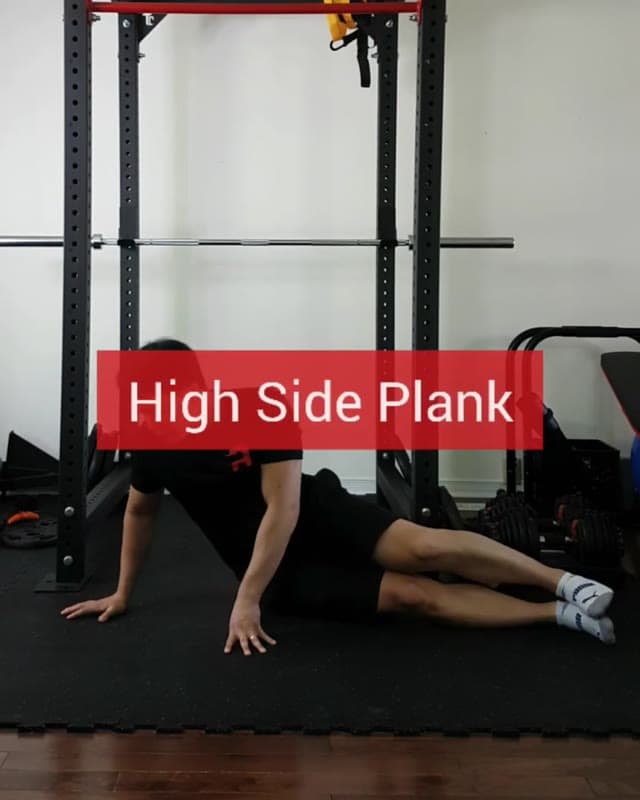High Side Plank - Obliques Exercise