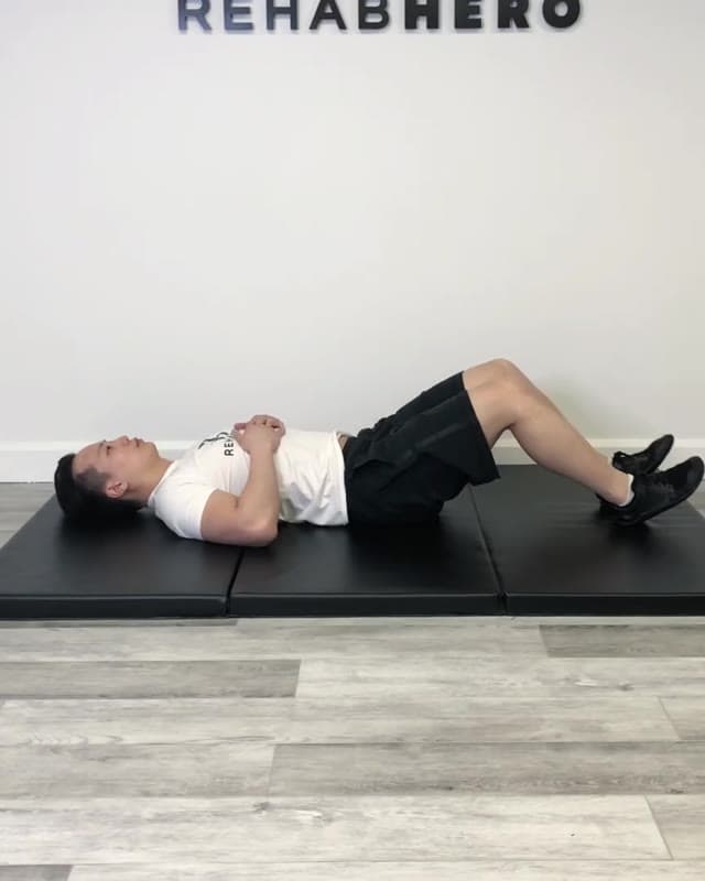腘绳肌桥式（可用于肌腱炎或肌腱病）