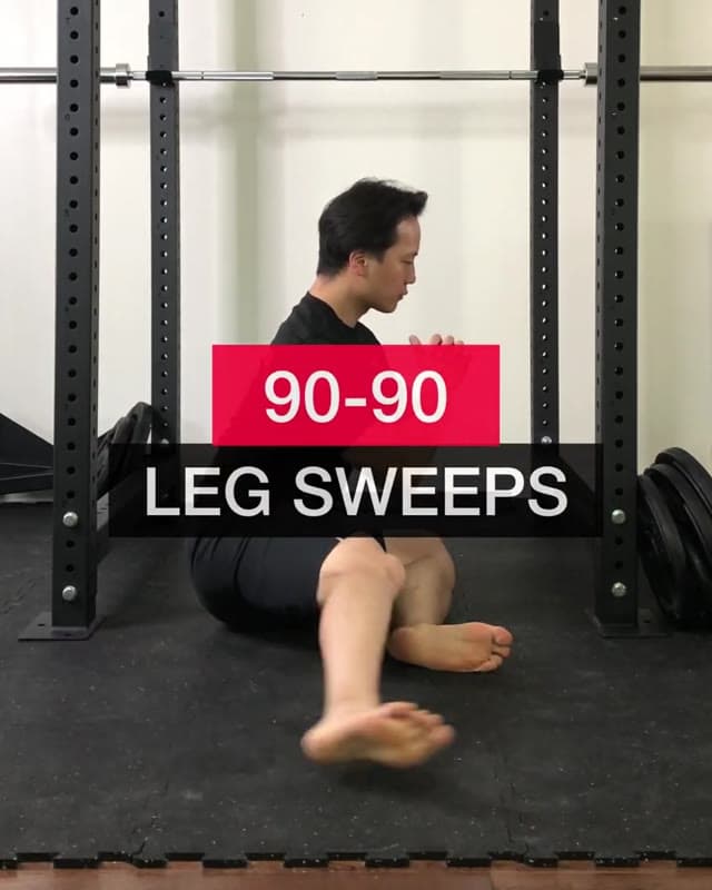 90 90 Leg Sweeps
