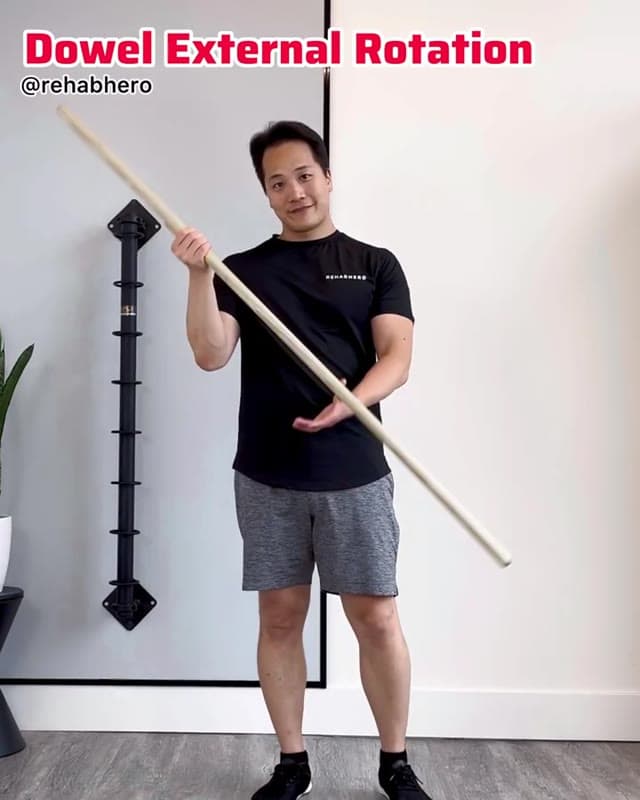 Dowel Shoulder External Rotation