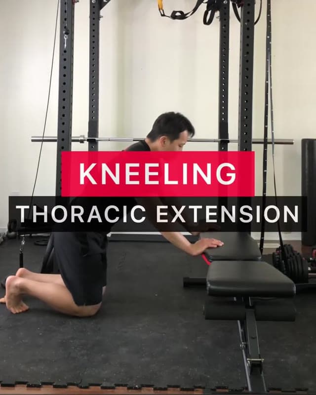 Kneeling Thoracic Extension