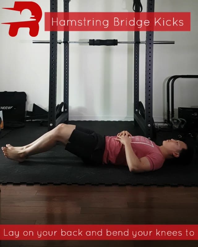 Hamstring Bridge Kicks