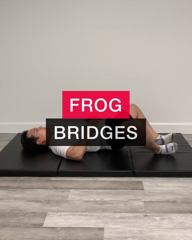 Frog Bridges - Glute Strengthening Exercise