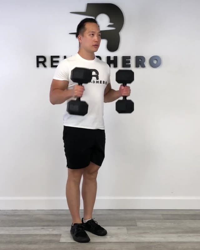 锤式弯举