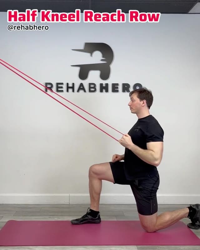 Half Kneel Reach Row