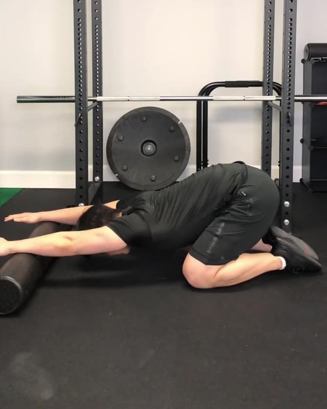 Child’s Pose Foam Roll