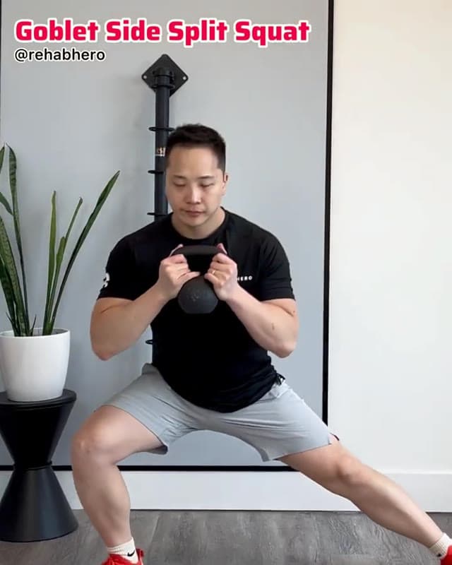 Goblet Side Split Squat