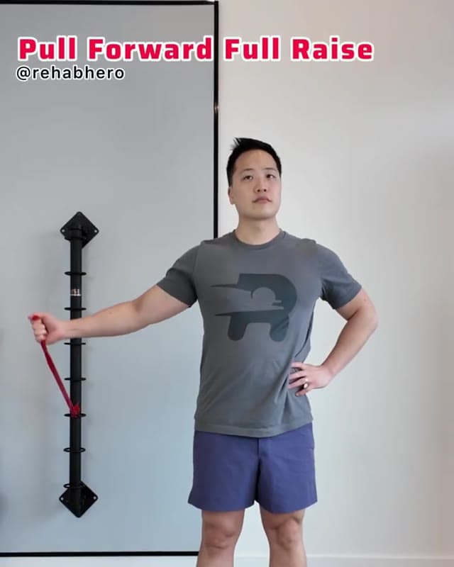 前拉全程上举