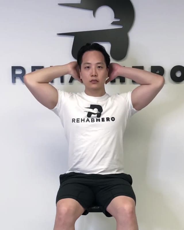 颈椎等长后伸