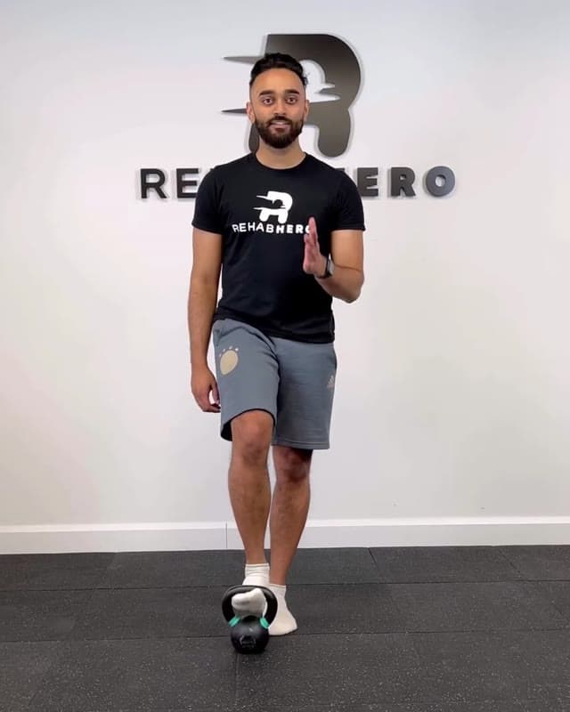 Kettlebell Hip March - Hip Flexor strengthening exercise for runners