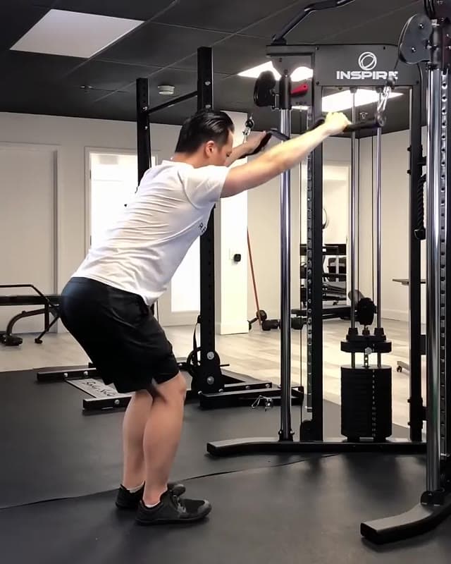 Straight Arm Pulldown - Lats Gym Exercise - Latissimus Dorsi Workout