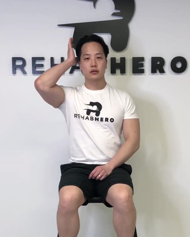 颈椎侧屈等长收缩