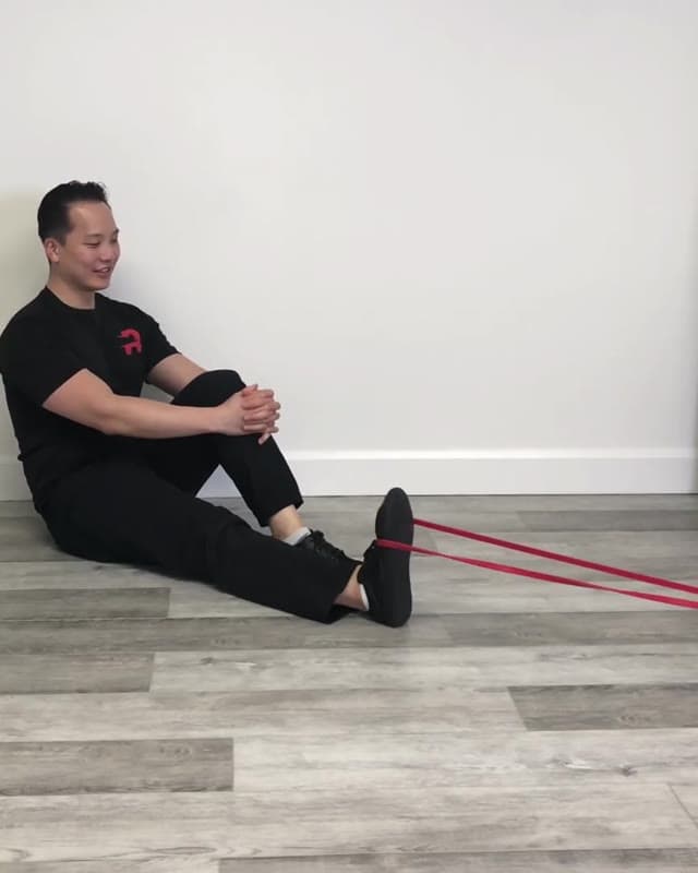 Seated Banded Toe Raises - Tibialis Anterior Strengthening for Shin Splints