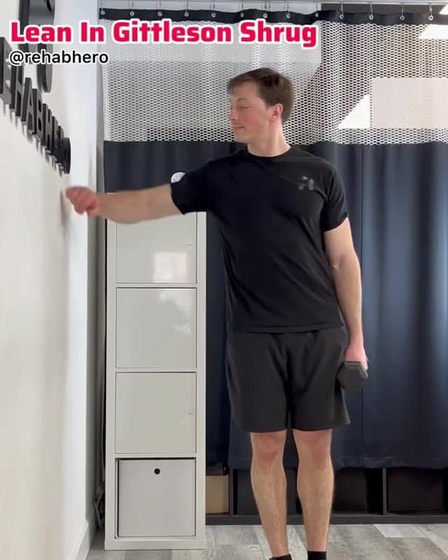 身体侧倾吉特尔森耸肩训练