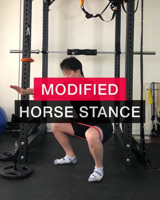 Modified Horse Stance