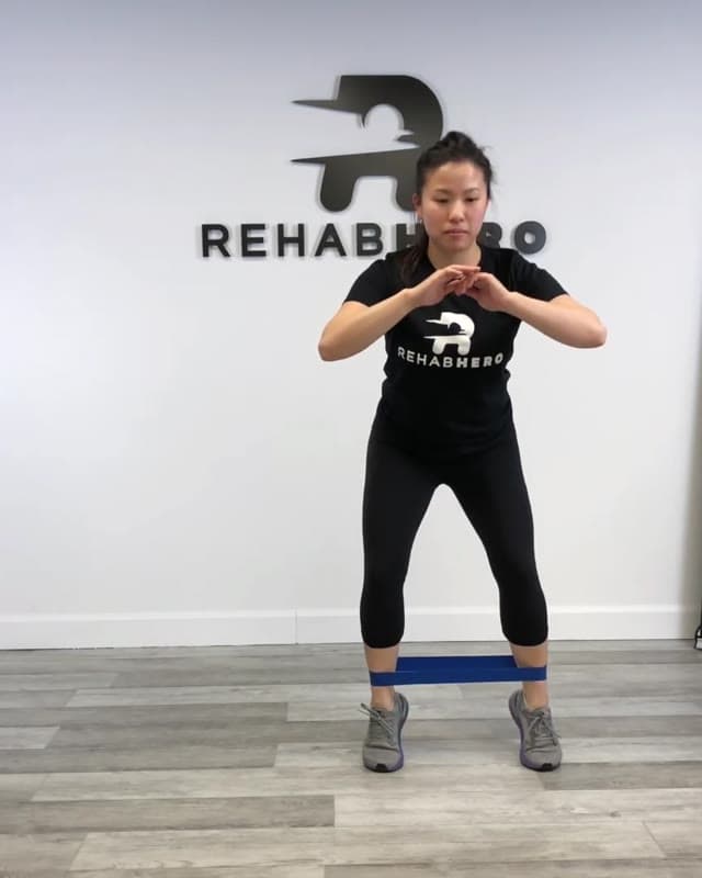 Banded Heel Raise Side Steps