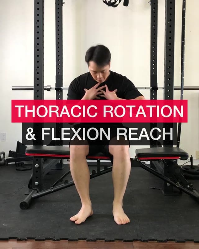 Thoracic Rotation Flexion Reach