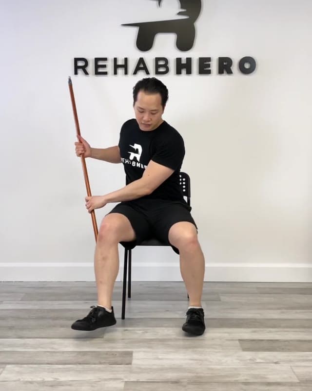 杆辅助髋关节内旋